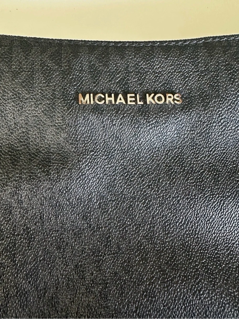 Michael Kors Black MK Logo Crossbody Bag